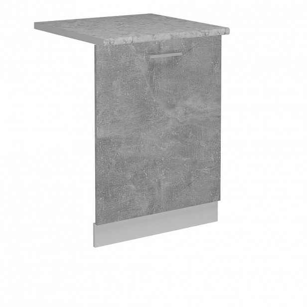 Vicco PŘEDNÍ PANEL R-Line Beton 60 cm s pracovní deskou