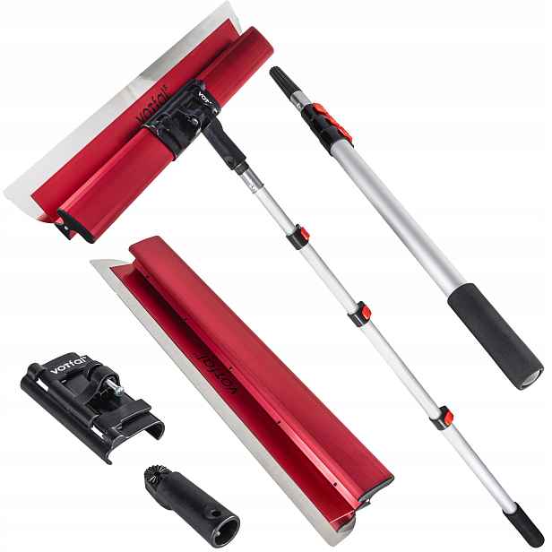 Nůž Na Hladítko Stěrka 65 CM Nerezová Čepel Lízátko 0.3 MM Teleskop