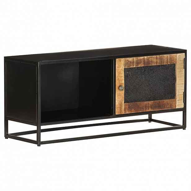 vidaXL TV stolek 90 x 30 x 40 cm hrubé mangovníkové dřevo