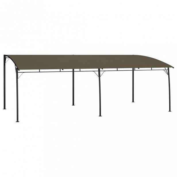 Zahradní markýza 6 x 3 m taupe Dekorhome 6 m