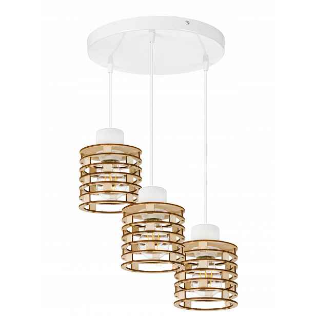 Závěsná Lampa Zwis stropní lustr Loft Dřevo 3