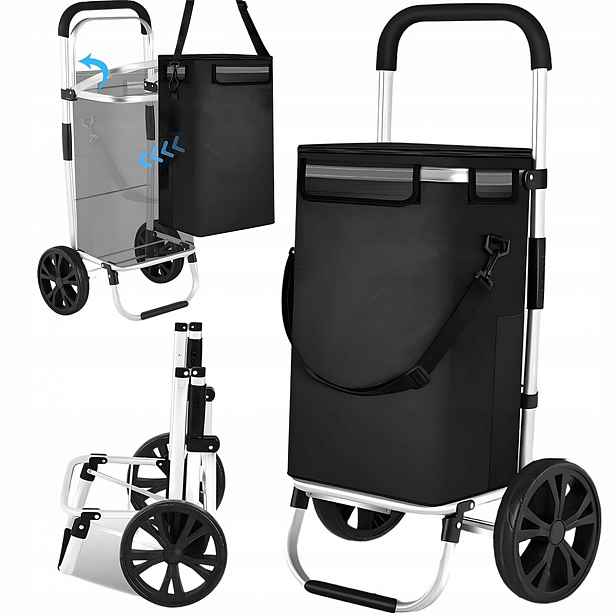 37L nákupní vozík s ergonomickým držadlem a tepelnou izolací