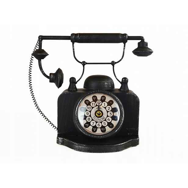 Kovové Stojací Hodiny Na Telefon Retro Styl Vintage Loft Dárek Dekorace