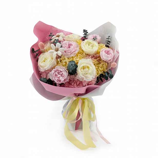 Prémiová kytice v krabičce Evergive A Lasting Gesture Pearl Royal