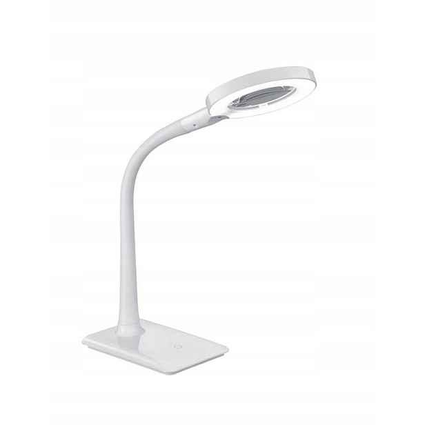 Stolní lampa s lupou Lupo Trio bílá 527290101