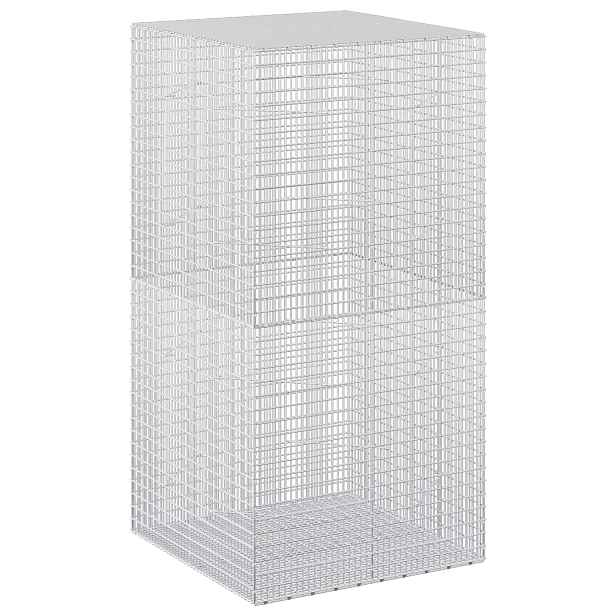 vidaXL Gabion s drátem 5 mm a síťkou 5x2,5 cm 100x100x200 cm
