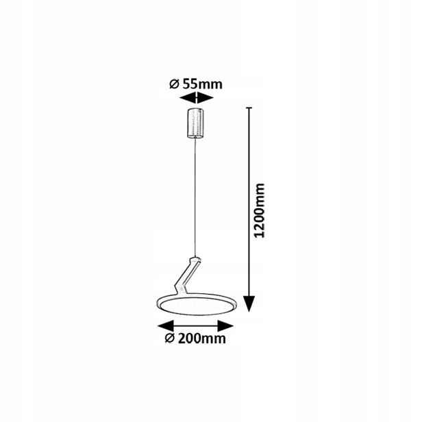 Závěsná Led lampa 20W Ovidia 72327 Rabalux