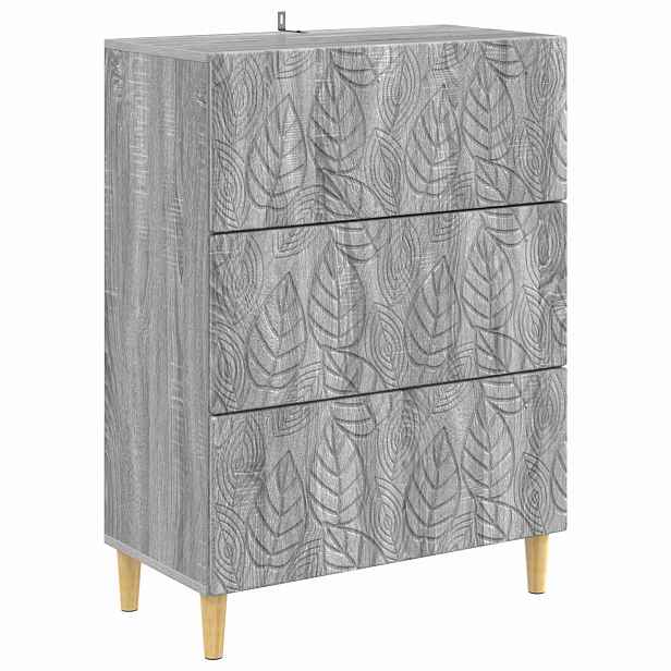 vidaXL Skříň se zásuvkami 66 x 34,5 x 90 cm Kompozitní dřevo