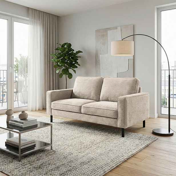 Livetastic DVOUMÍSTNÁ POHOVKA, textil, světle šedá