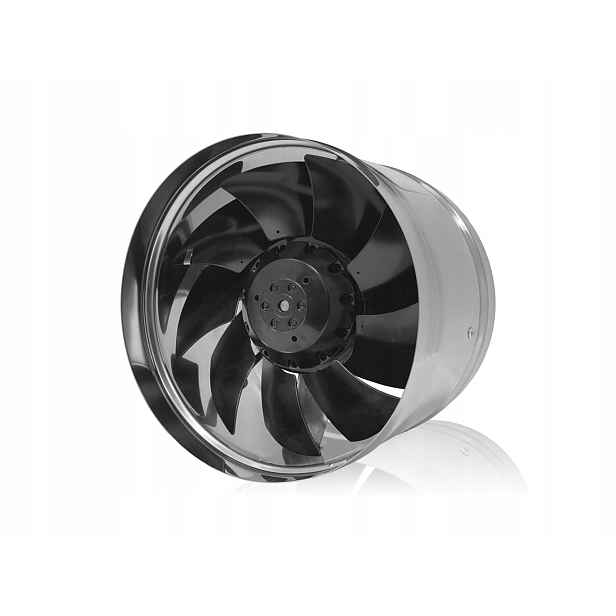 Kanálový ventilátor kovová turbína 1450 m³/h, ventilační, 250 mm, 70 °C