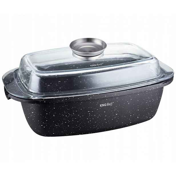 Pekáč Mramorová Kinghoff 5,5 L Víko KH-1608