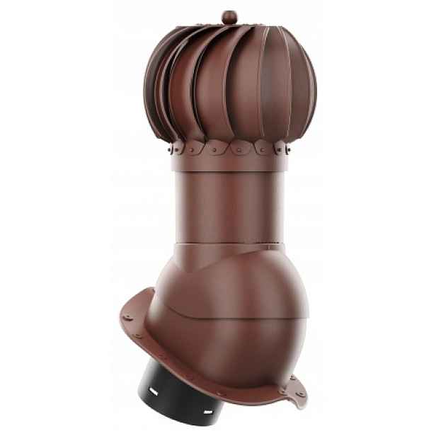 Větrací Komín Otočný, plechová střešní krytina 150 mm