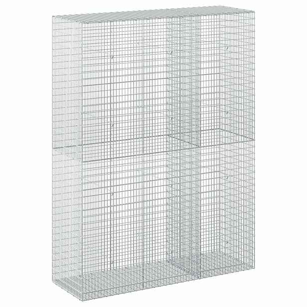 vidaXL Gabion s drátem 5 mm a síťkou 5x2,5 cm 150x50x200 cm