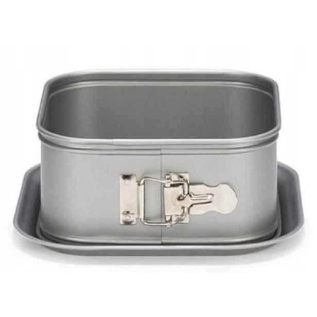 Zapínací čtvercová forma Patisse Silver-Top P-03619 16 cm vysoká pro koláče