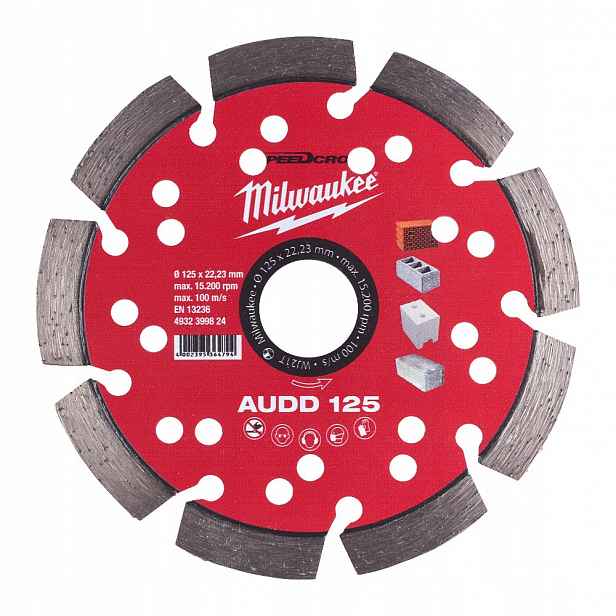 Milwaukee diamantový kotouč Speedcross Audd 125 mm 4932399824