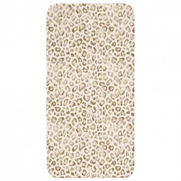 OnlyWow KOUPELNOVÁ PŘEDLOŽKA Leopard - Classic - Béžová 60x120 cm
