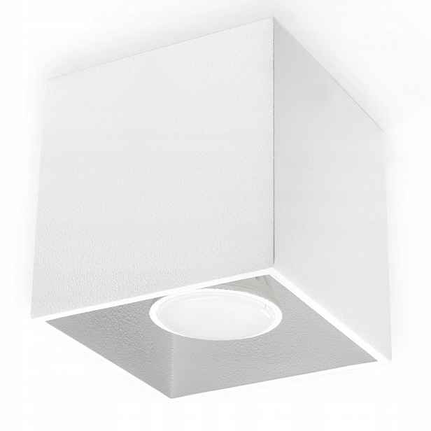 Spotová nástěnná lampa Quad 1 Bílá Sollux