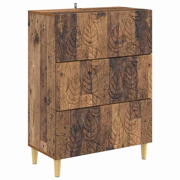 vidaXL Skříň se zásuvkami 66 x 34,5 x 90 cm Kompozitní dřevo