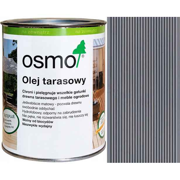Osmo 019 Šedý 0,75L terasový olej s efektem šedého dřeva