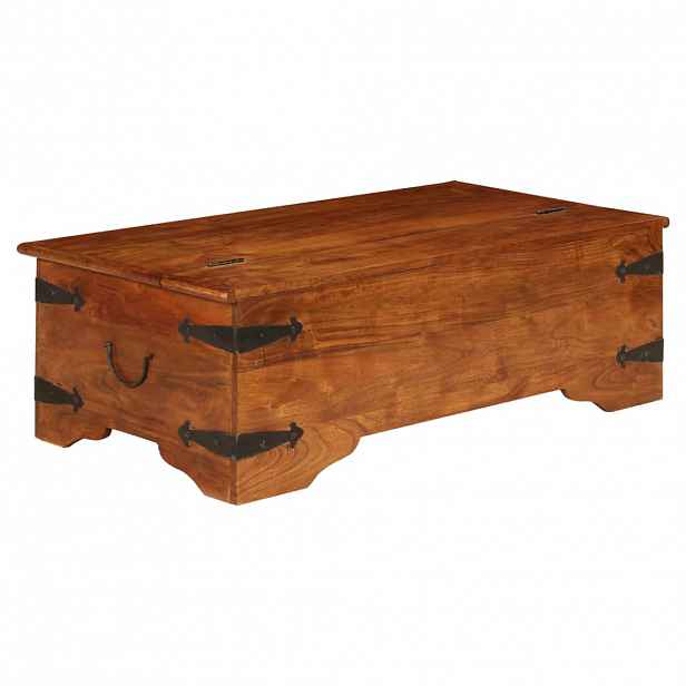 vidaXL Konferenční stolek akácie s medovým povrchem 110 x 55 x 35 cm