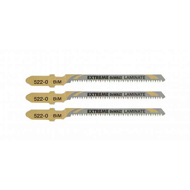 DeWALT - Sada pilových plátků, délka 82 mm, 3 ks DT2081