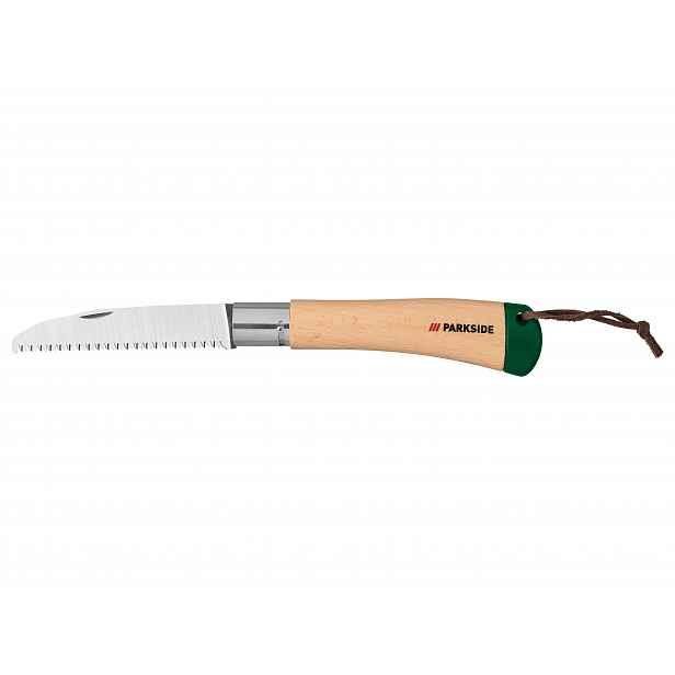 Parkside® Brousek na sekery a nože / Sklápěcí pilka na větve / Zahradní nůž (Skládací prořezávací pila)