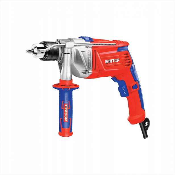 Příklepová Vrtačka 1100 W S Nastavitelnou Rychlostí 0-2800 Ot/min Emtop EMDL1101