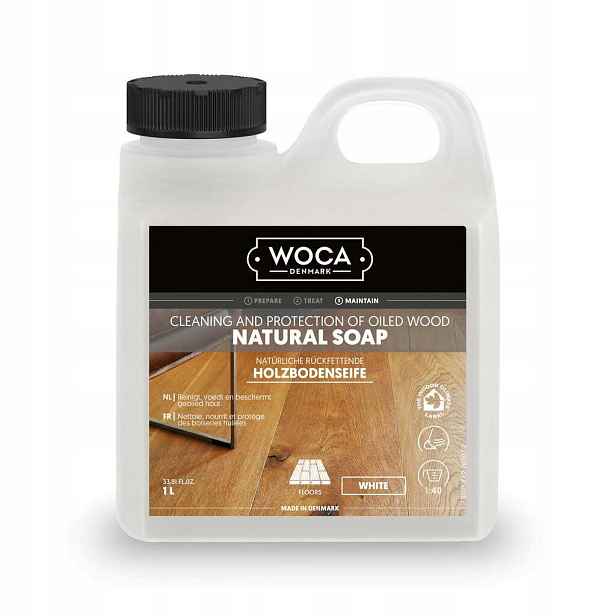 Woca Mýdlo na podlahy Natural Soap White 1L