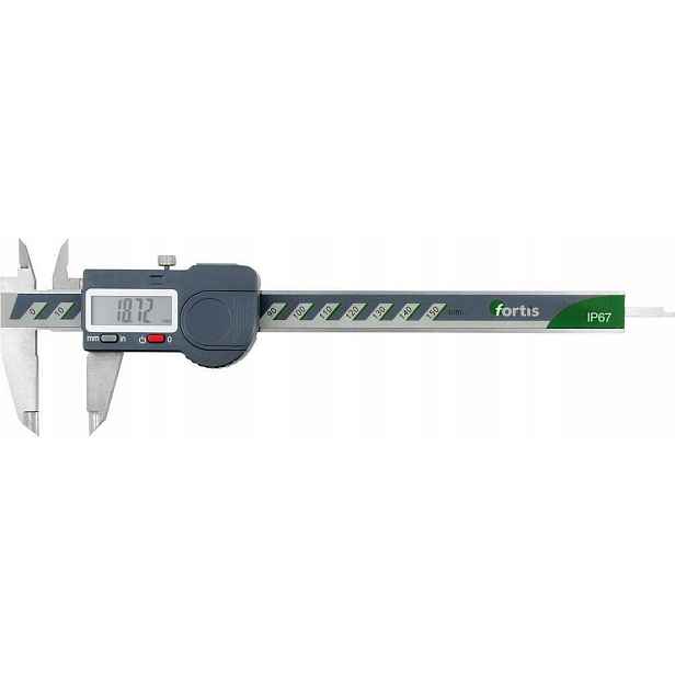 Digitální posuvné měřítko, 150/0,01 mm, IP67 Fortis
