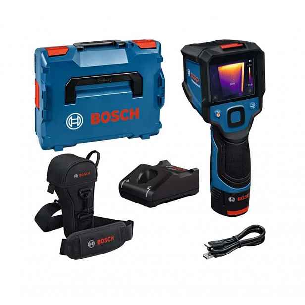 Bosch - 12V AKU termokamera GTC 12V-450-13, 1x aku 2,0 Ah Li-Ion, nabíječka 0601083900