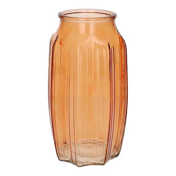 DUIF Skleněná váza SUKO 22cm oranžová