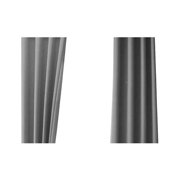 Šedý polo-zatemňovací závěs 250x100 cm - Mila Home