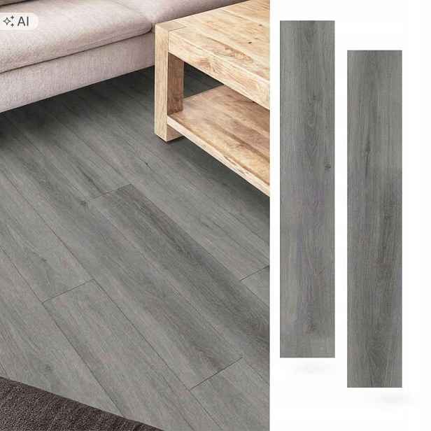 Vinylové samolepící panely 5 m² Šedé Parketové desky Voděodolné
