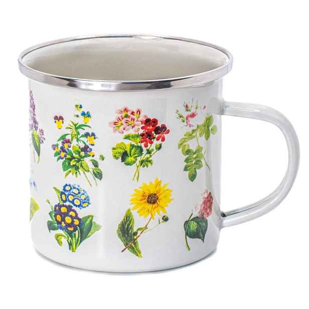 Bílý hrnek 310 ml Vintage Flowers – Sass & Belle