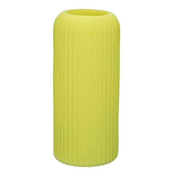 DUIF Skleněná váza NORA 20cm žlutá