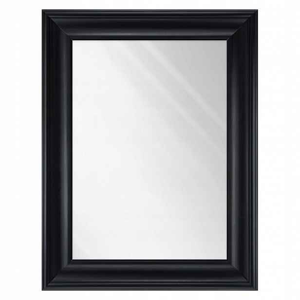 Zrcadlo Verona rám 50/70 matná černá kartáčovaná 88,2 x 68,2 cm