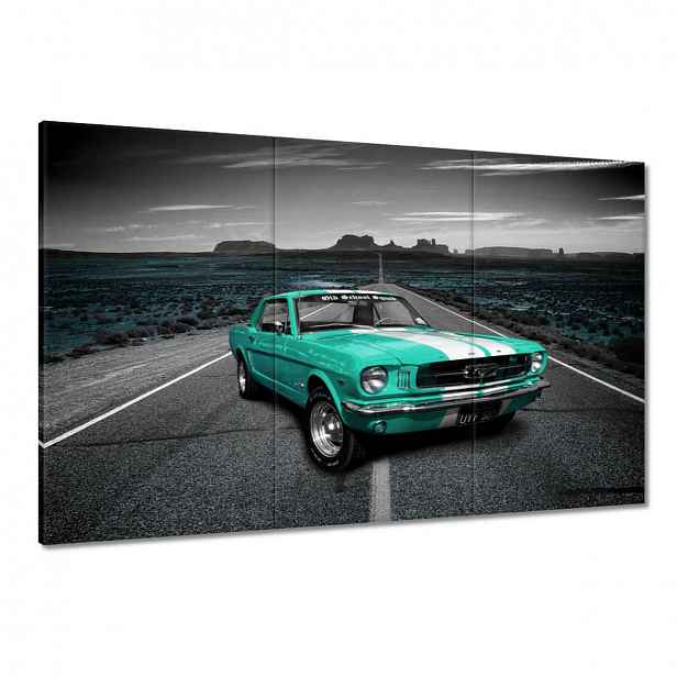 Obrazy 120x80 Tyrkysové auto Ford