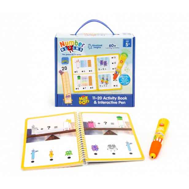 Educational insights Aktivitní sešit Hot Dots® Numberblocks 11-20 a interaktivní pero