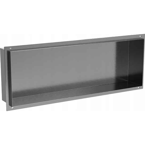 Mexen X-wall-č. Nika Police Do Niky Bez Lemu 60 X 20 CM Šedá Gunmetal