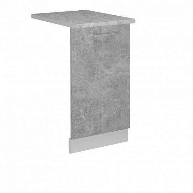 Vicco PŘEDNÍ PANEL R-Line Beton 45 cm s pracovní deskou