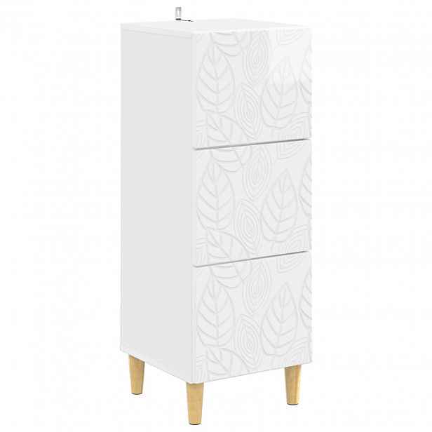 vidaXL Skříň se zásuvkami 33 x 34,5 x 90 cm Kompozitní dřevo