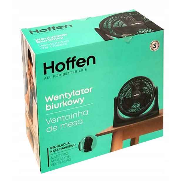 792 Větrník Stolní ventilátor Hoffen SW-F011 Černý