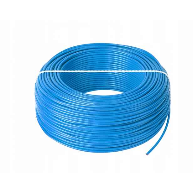 Elektrický kabel, lanko, instalační kabel LgY 1 mm x 100 m modrý