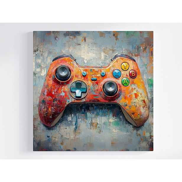 Obraz Na Plátně Canvas Gaming Hráč Kontroler Pad Konzola Gamepad 50x50