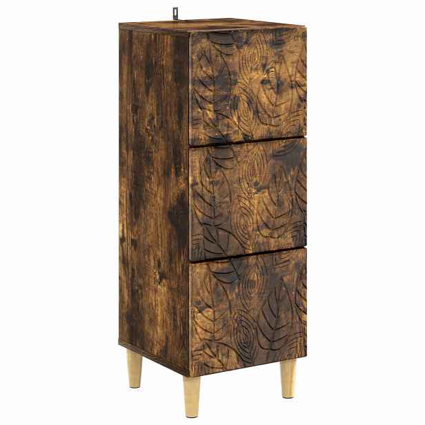 vidaXL Skříň se zásuvkami 33 x 34,5 x 90 cm Kompozitní dřevo