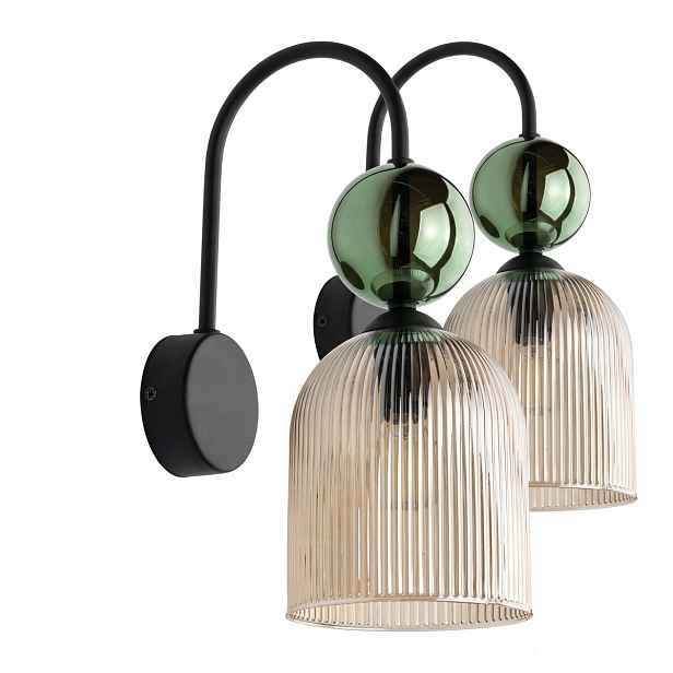 Nástěnná lampa Zelená Sophia Tk Lighting moderní skleněná lampa