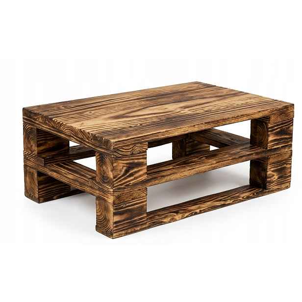 Stolek 100/40cm Rustykalny Dřevěný stolek na balkon, terasu