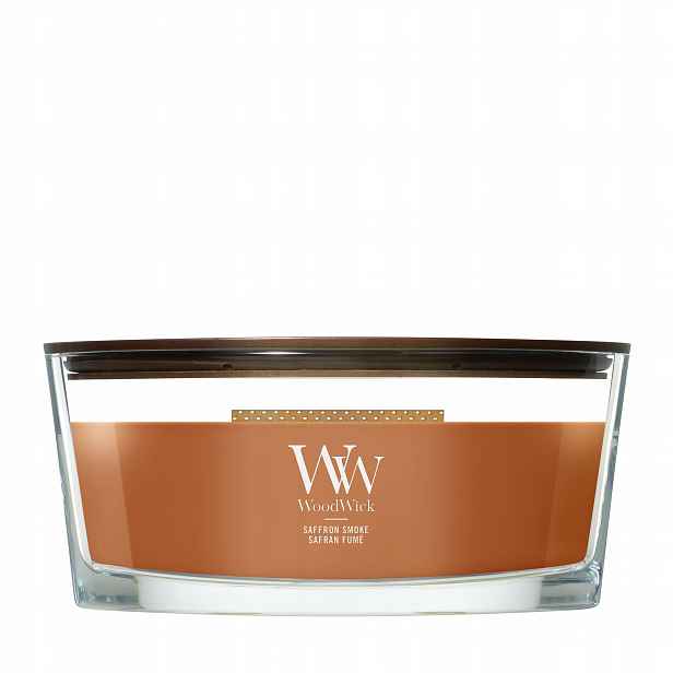 Vonná svíčka Elipsa WoodWick Saffron Smoke