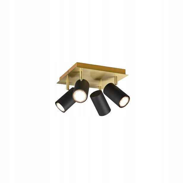 Reflektorová lampa Spot Černá Marley 4x GU10 35W Stmívač Trio