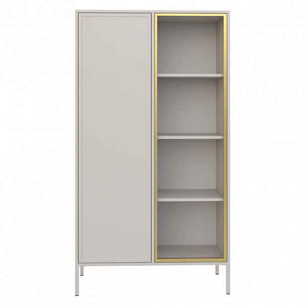 Selsey VITRÍNA Velveto kašmír 90 cm